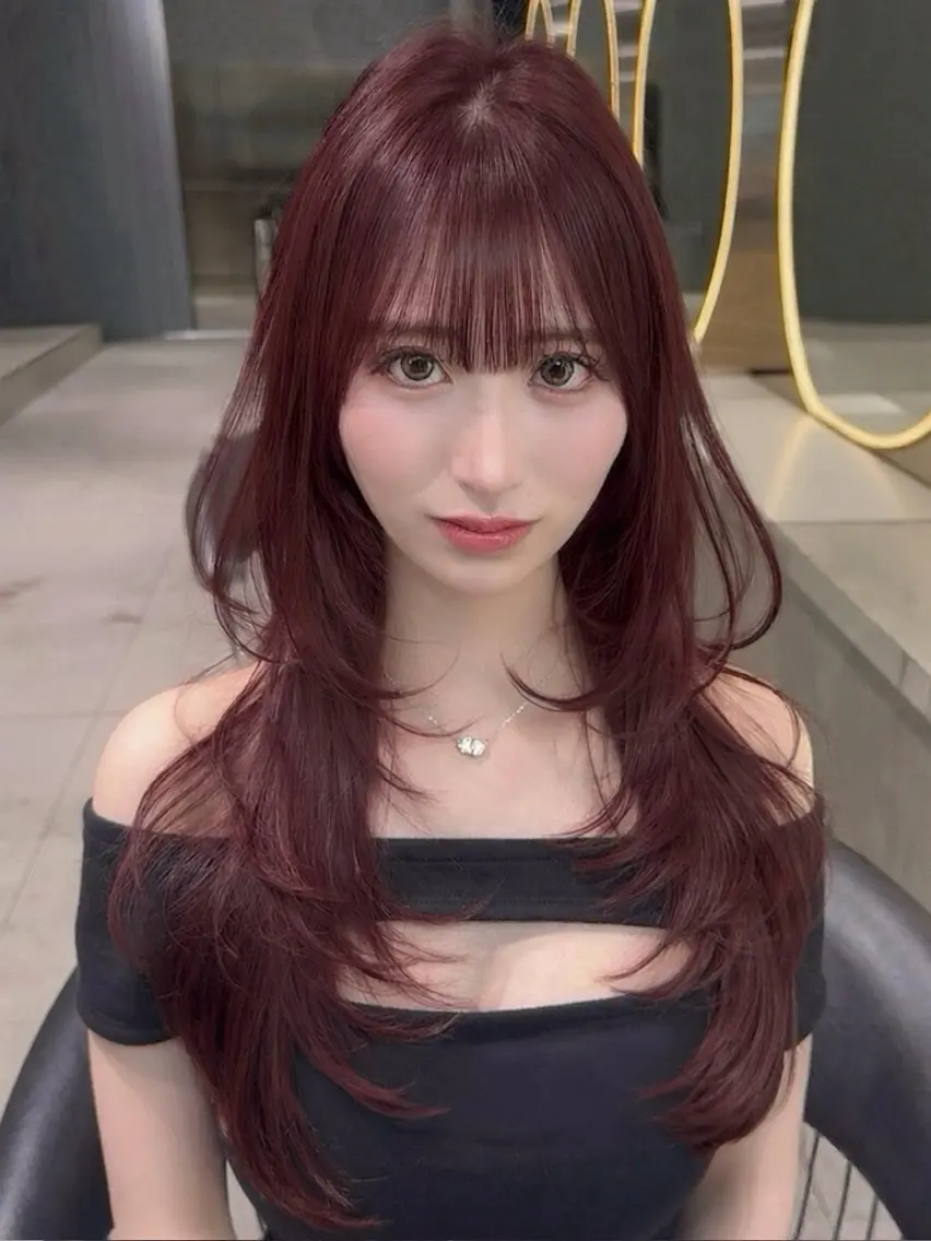 ロング レイヤーカット 佐渡優 365連勤する美容師のヘアスタイル