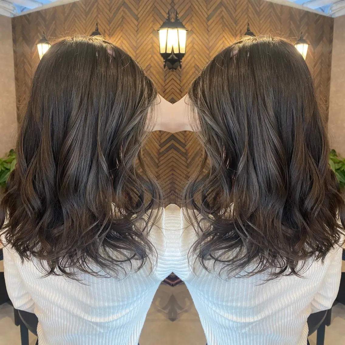 ロング カラー tocca 💜石田愛結💜のヘアスタイル