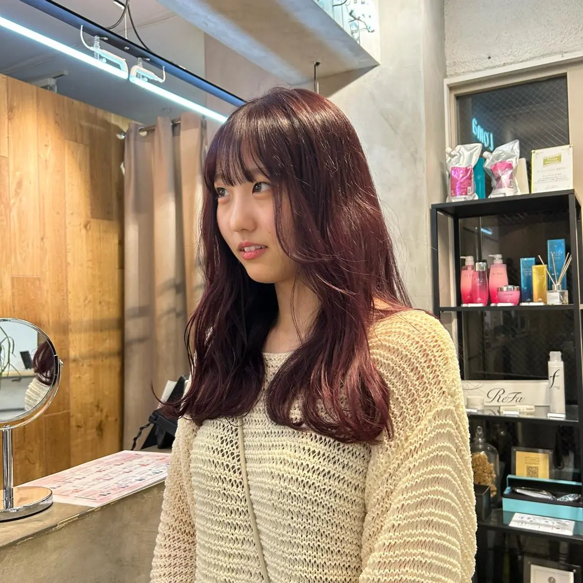 ミディアム カラー ラベンダーカラー ピンクカラー ピンクラベンダー カット ヘアカラー ❕マンツーマン施術❕ 🍊Moemiのヘアスタイル
