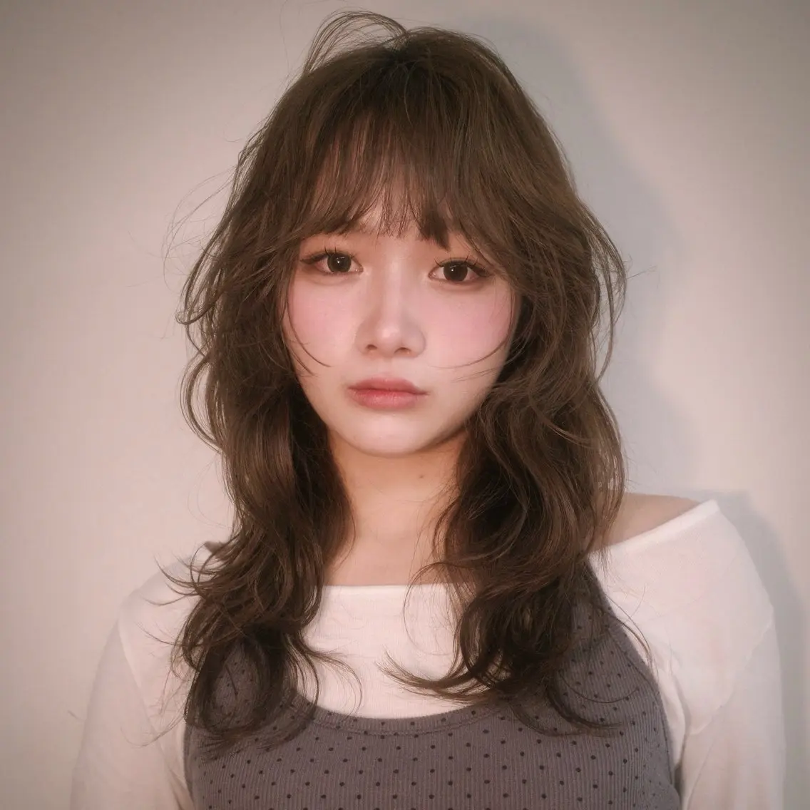 セミロング 祐希💈カラーモデル 募集中のヘアスタイル