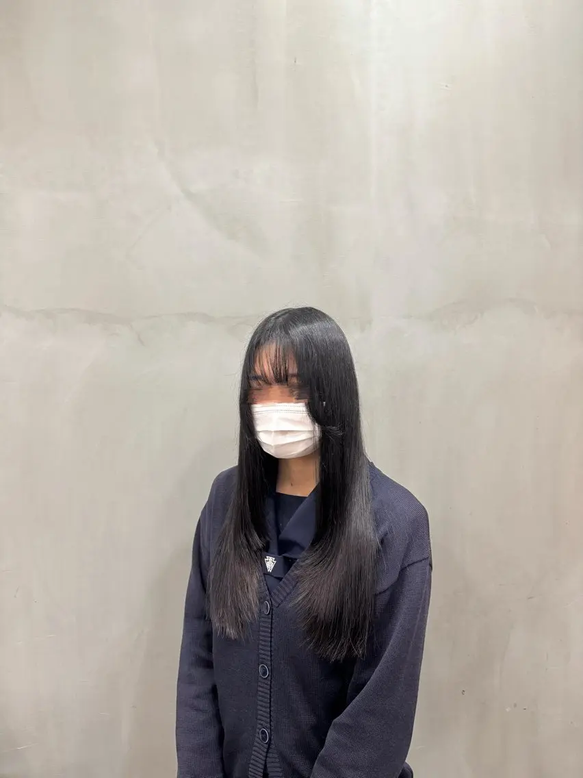 ロング レイヤーカット 赤羽根 周のヘアスタイル