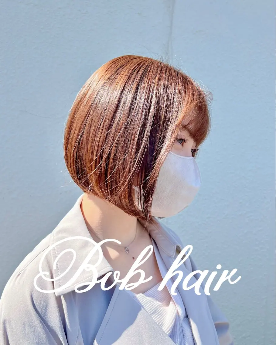 ショート カラー パーマ カット ヘアカラー パーマ 縮毛矯正 トリートメント 似合わせ×扱いやすさ /ボブ/澁谷礼一のヘアスタイル