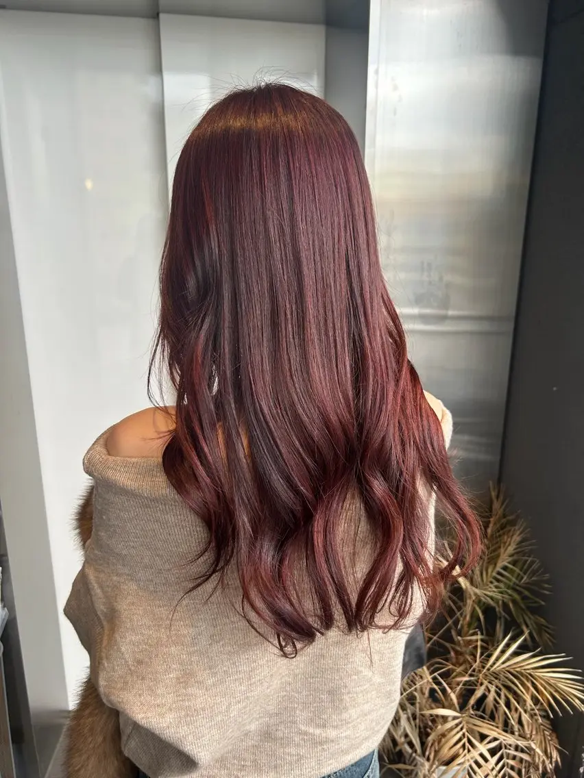 ロング カラー ヘアカラー トリートメント 滝本 和叶のヘアスタイル