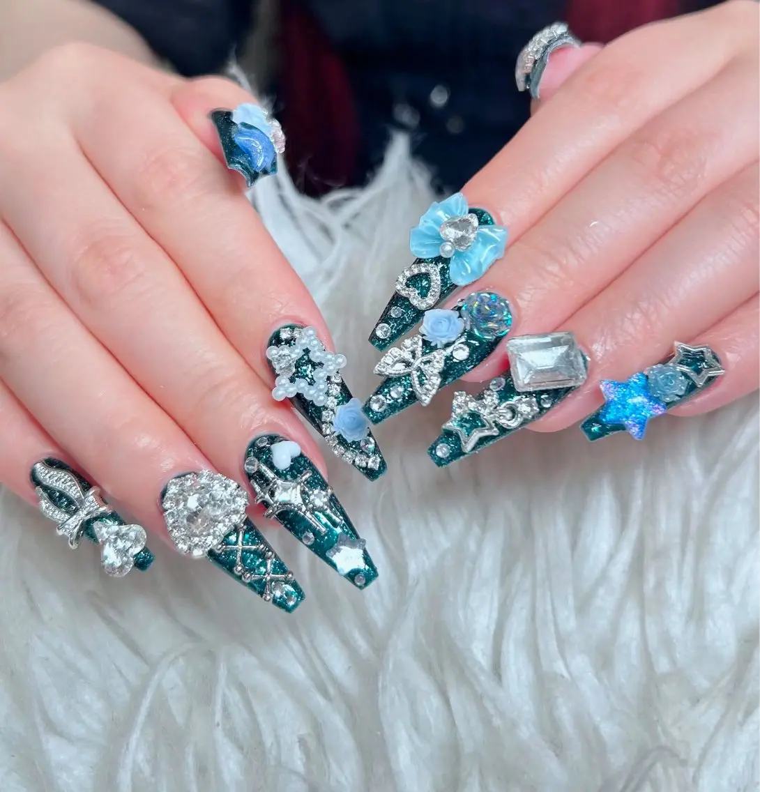 ネイル フットネイル フレンチネイル グラデーション 韓国ネイル ロングネイル ハンドネイル Hani Nail Salonのネイルデザイン
