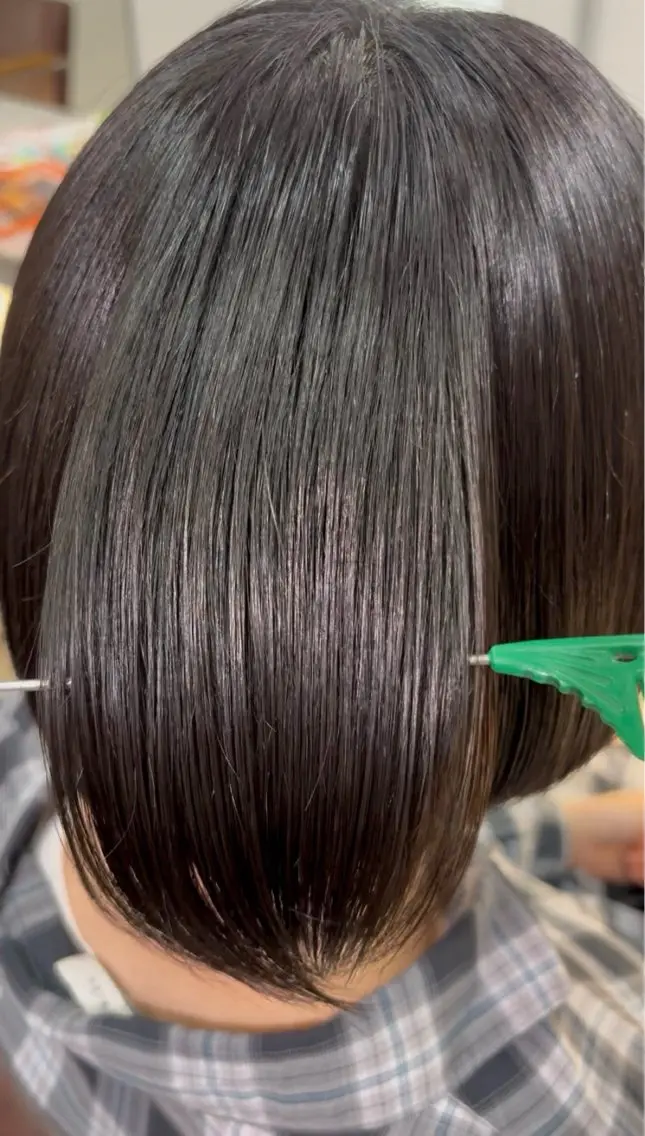 ショート パーマ 縮毛矯正 ooitヨシダ ミナミのヘアスタイル