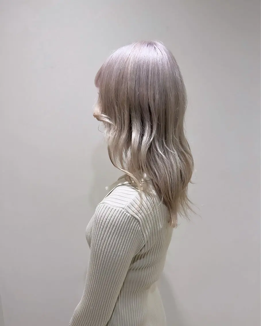 ミディアム カラー ヘアアレンジ ヘアカラー 高島 凜のヘアスタイル