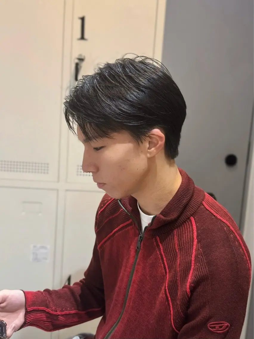 ショート カラー メンズ カット ヘアカラー トリートメント 💈メンズカット💈 No.1💈坂元のヘアスタイル