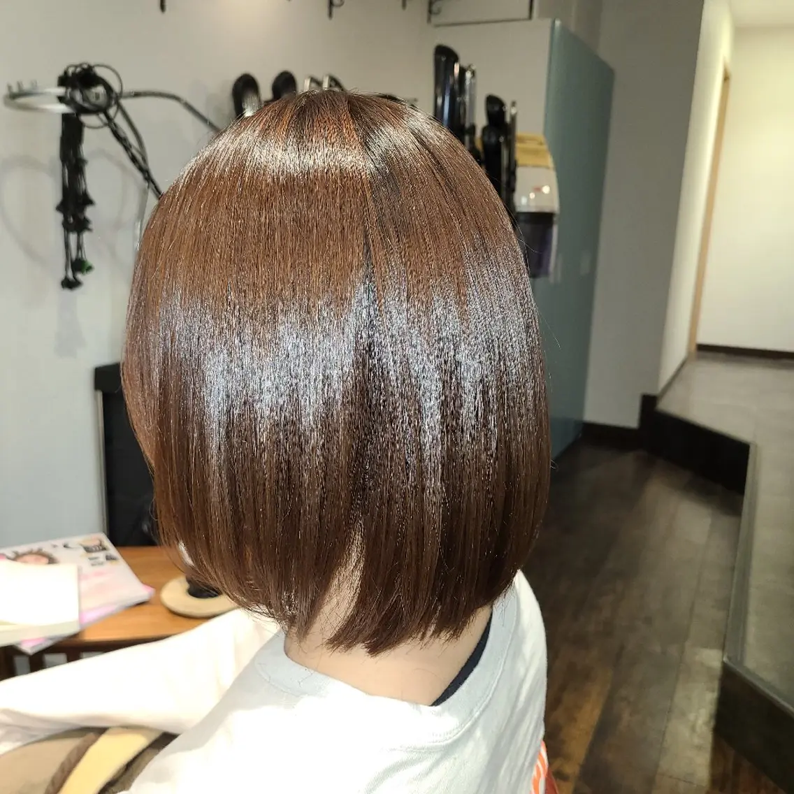 ミディアム 髪質改善 大熊 智也のヘアスタイル