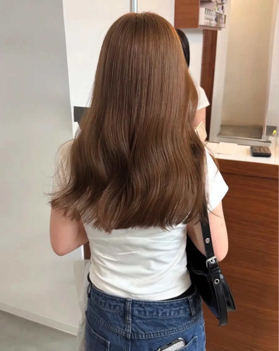 ロング カラー ブリーチ 大阪梅田 ♡ ヒナのヘアスタイル