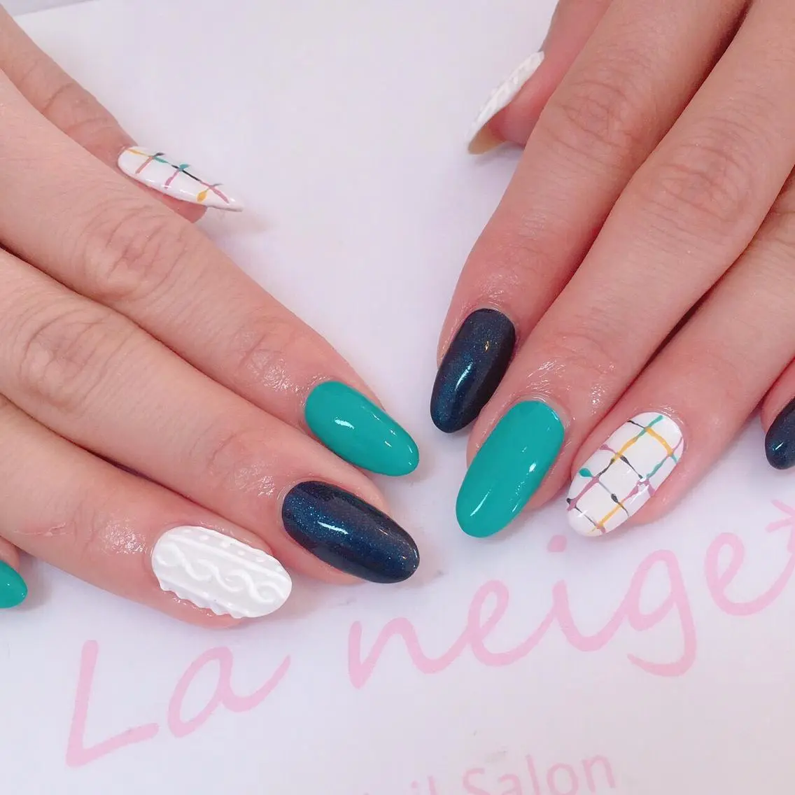 ネイル ロングネイル La neige* yuki 🐩🌙のネイルデザイン