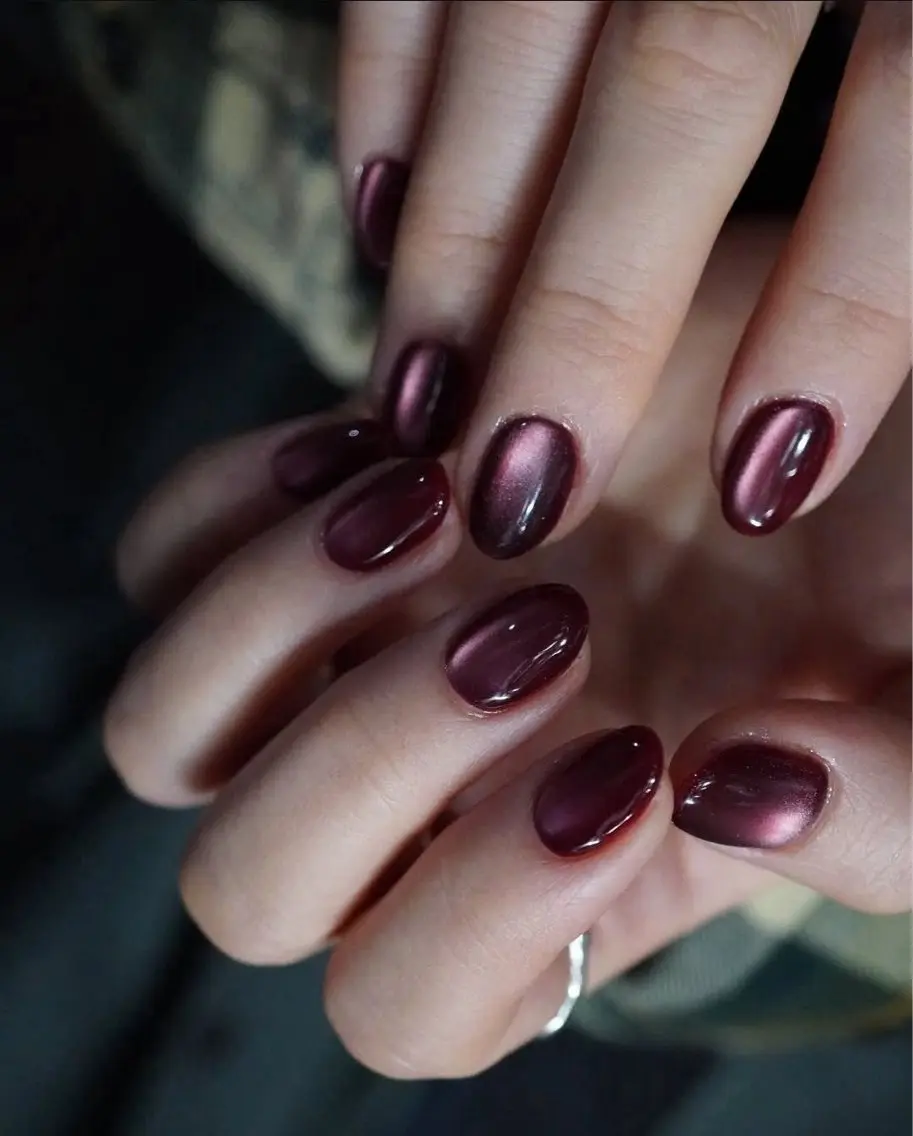 ネイル グラデーション ラメ(グリッター) マグネットネイル ミラーネイル ニュアンスネイル ハンドネイル Lumi de nailsのネイルデザイン