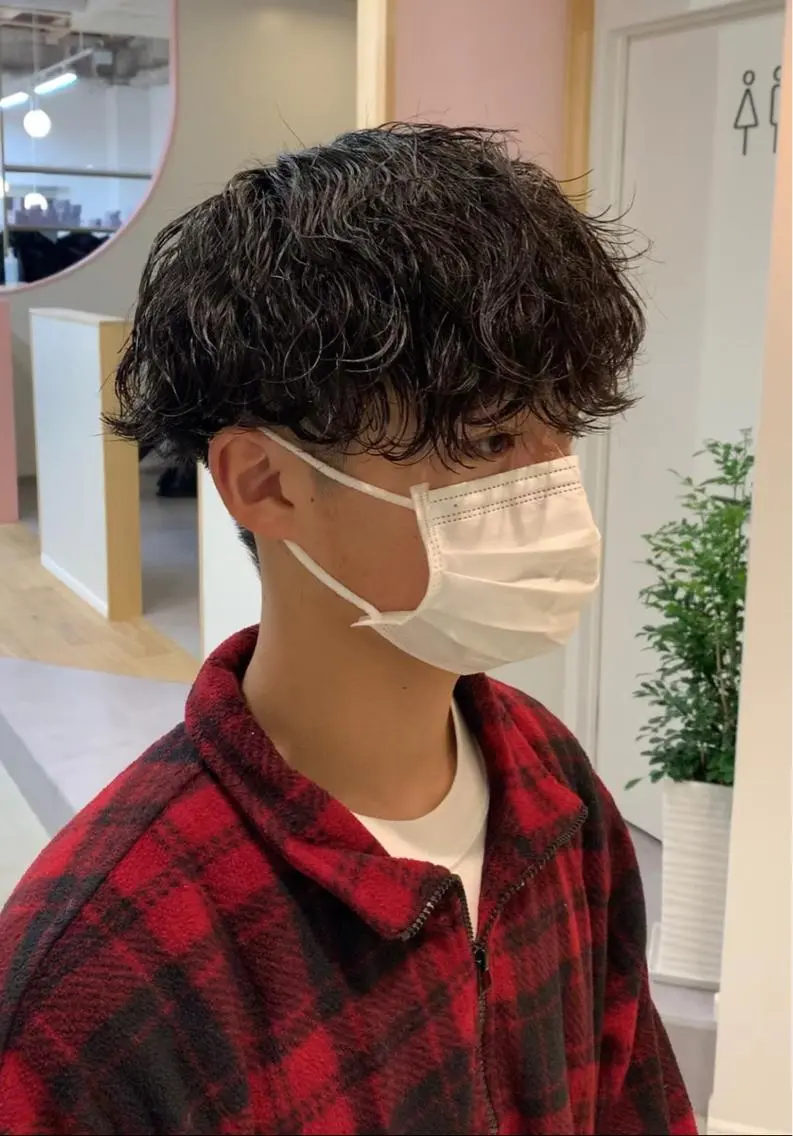 【メンズカット+ケアパーマ🌀】の写真