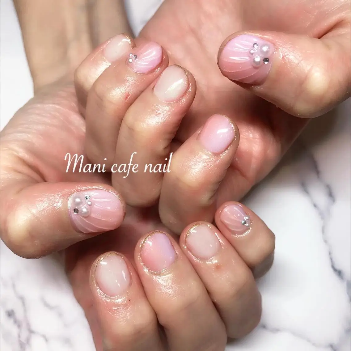 ネイル ハンドネイル Mani cafe nailのネイルデザイン