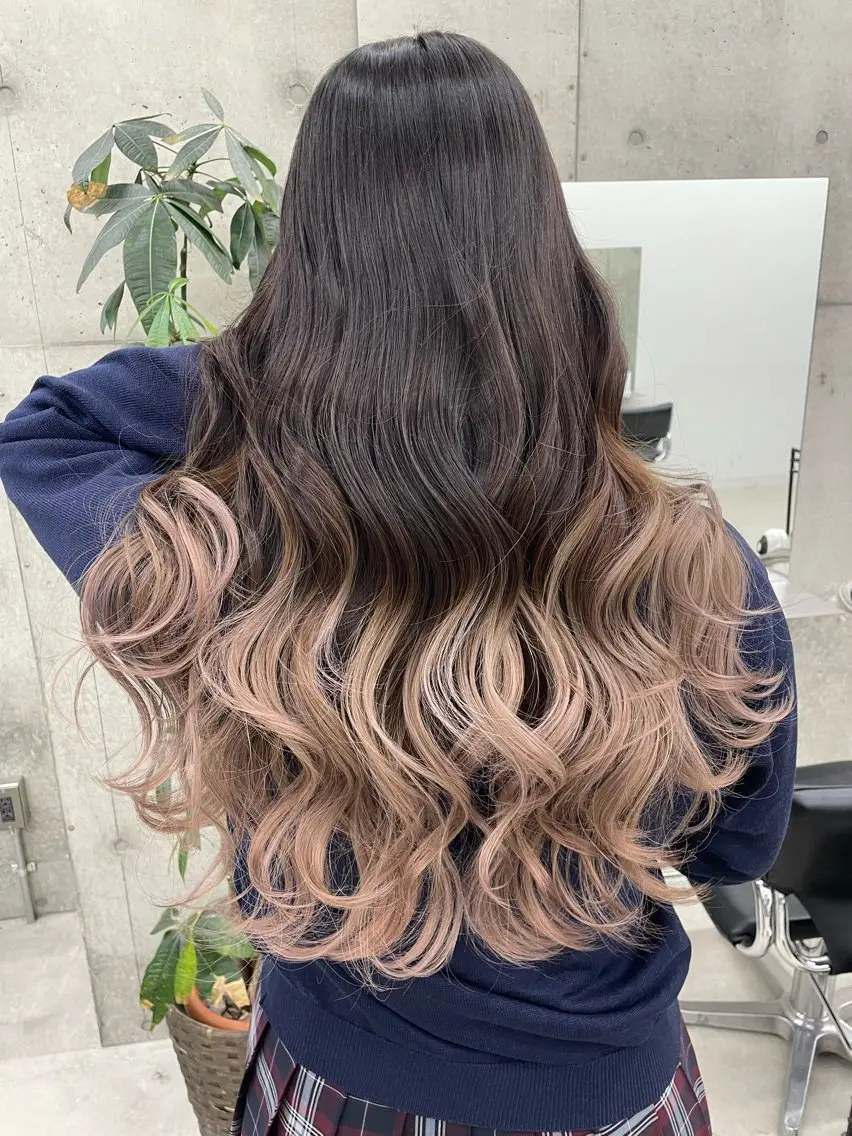 カラー Asami/名古屋/ ハイトーン/デザインのヘアスタイル