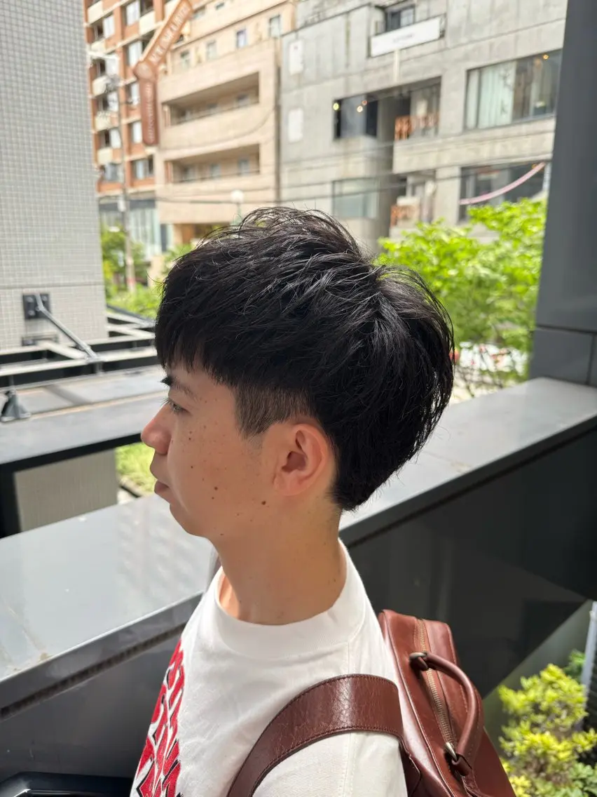 メンズ カット 河野 悠のヘアスタイル