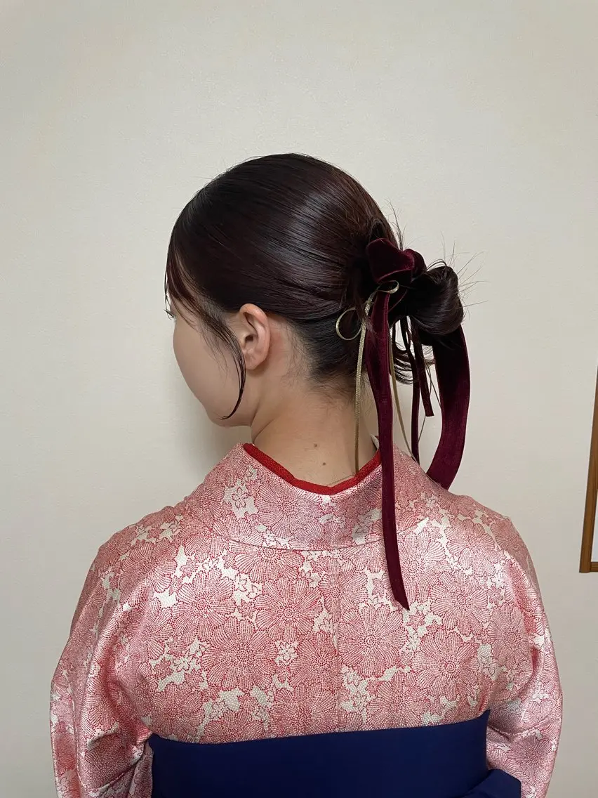 ヘアアレンジ 卒業式のヘアスタイル 前川 瑞希のヘアスタイル