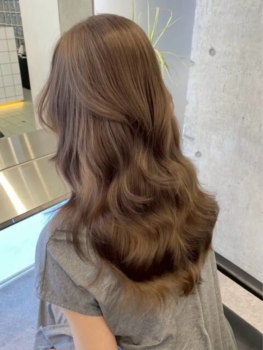カラー ベージュカラー ブリーチ 透明感カラー ダブルカラー ハイトーンカラー ヘアカラー あつき/パーマ/縮毛 /ブリーチ特化🌟のヘアスタイル