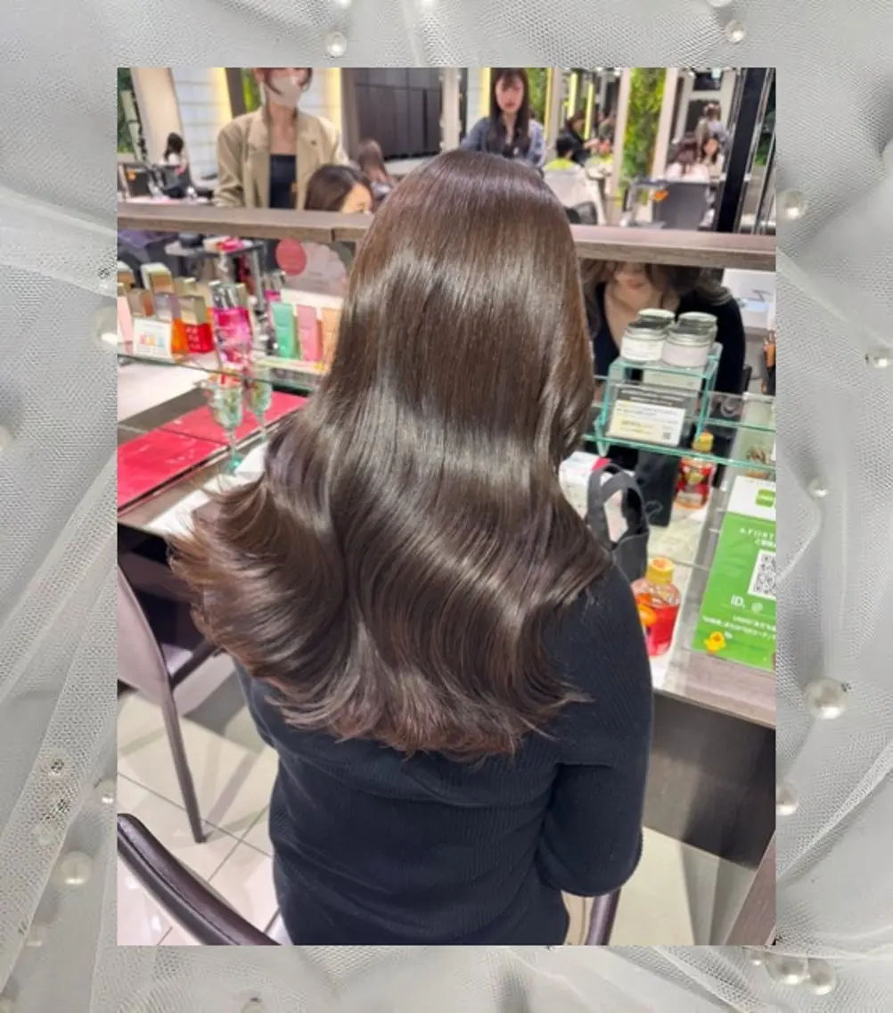 カラー ブラウンカラー ヘアカラー みゆ💖💫透明感 カラー／ヘアアレンジのヘアスタイル