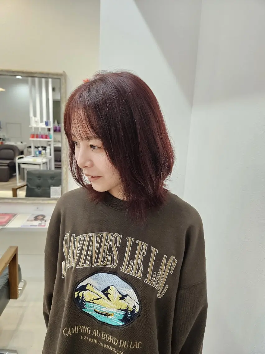 カット+ダメージレスカラーの写真