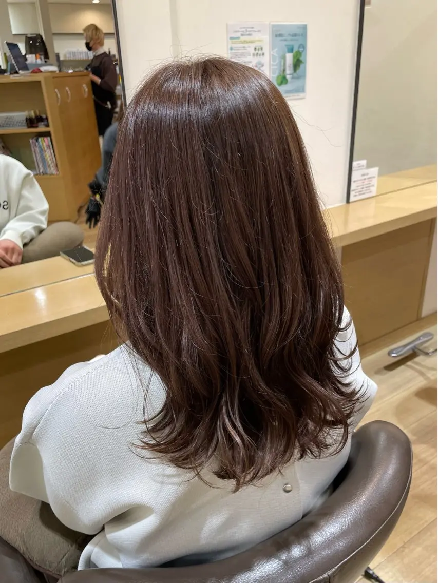 ミディアム カラー 韓国レイヤー🎀/ 顔周り特化🎀/豊田のヘアスタイル