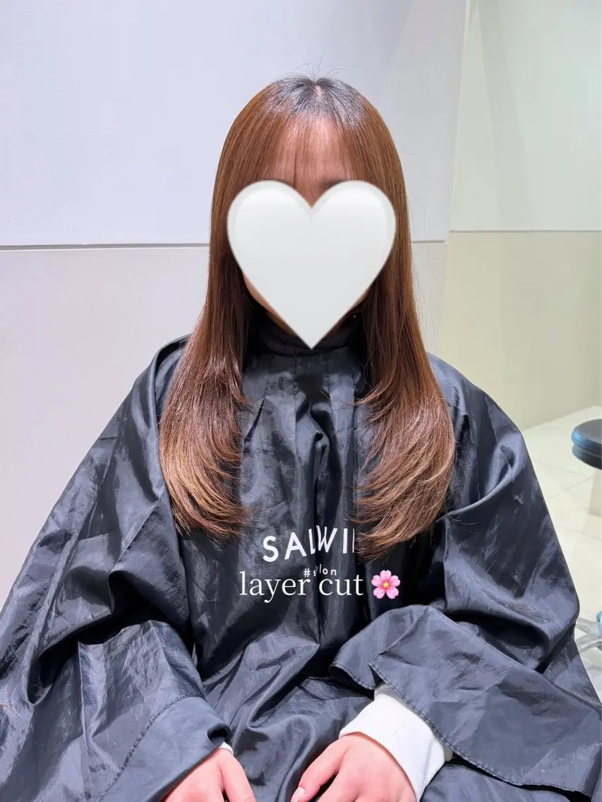 ロング レイヤーカット カット トリートメント 岩田菜央 《武蔵小杉》のヘアスタイル