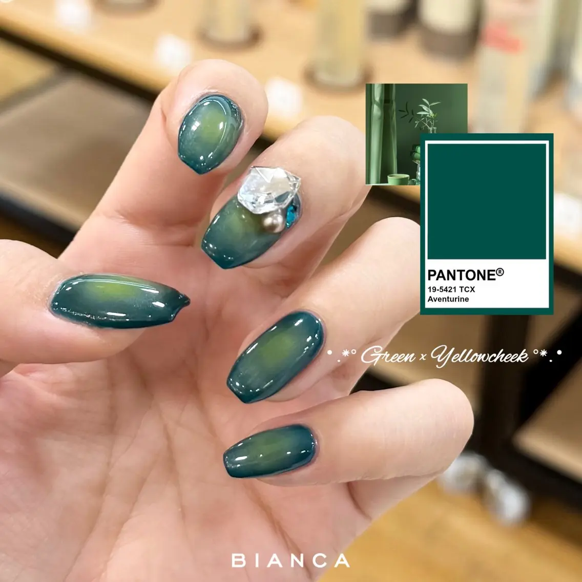 ネイル チークネイル ハンドネイル Bianca大宮 Nail*森澤のネイルデザイン