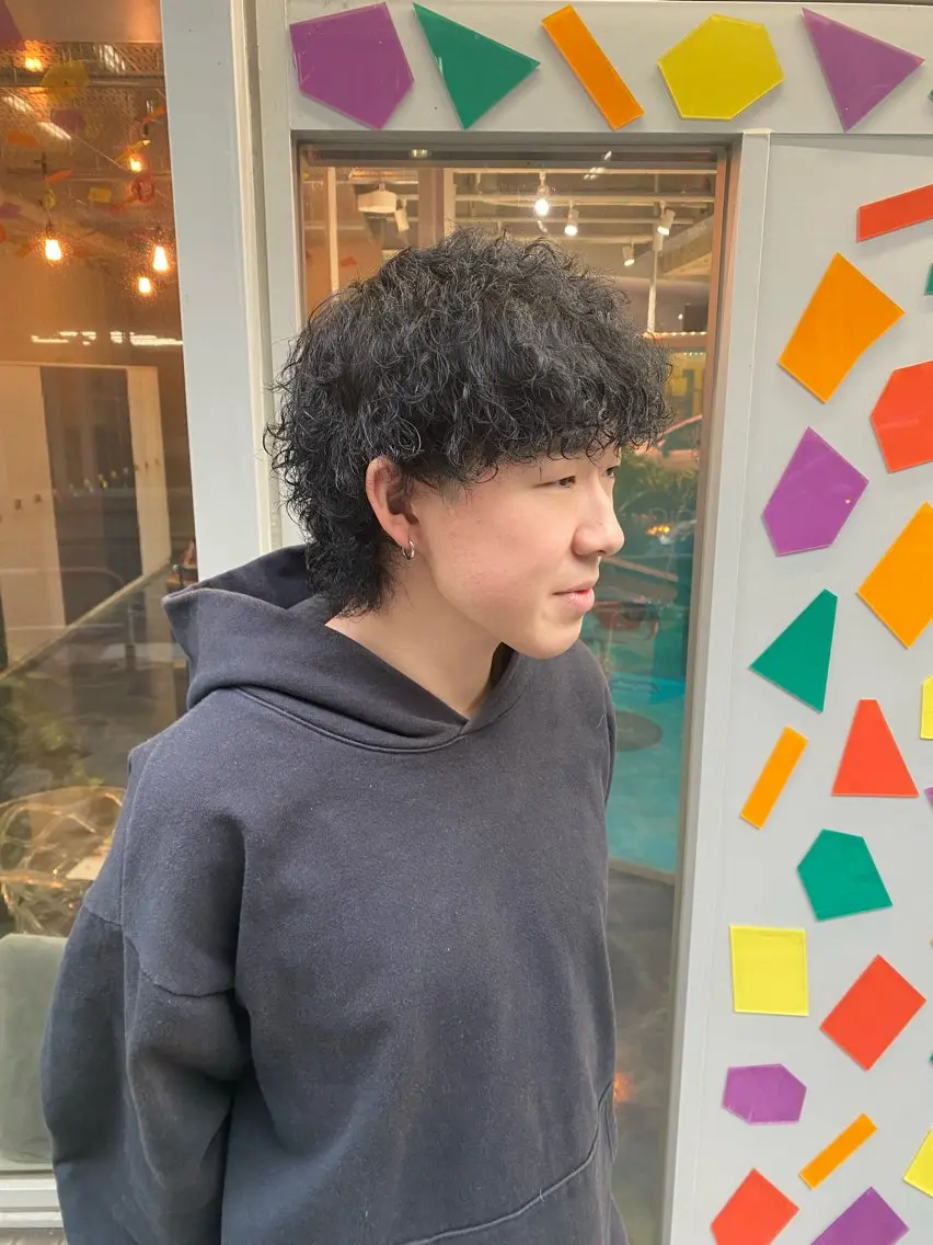 ショート メンズ マッシュ メンズウルフカット ウルフカット カット Riganuts王子 Hayato✂︎のヘアスタイル