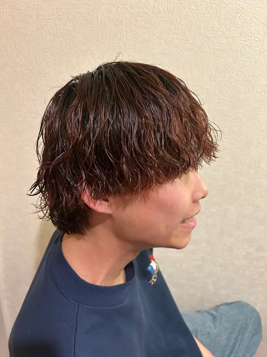 ショート カラー パーマ SHIAN ゆうきのヘアスタイル