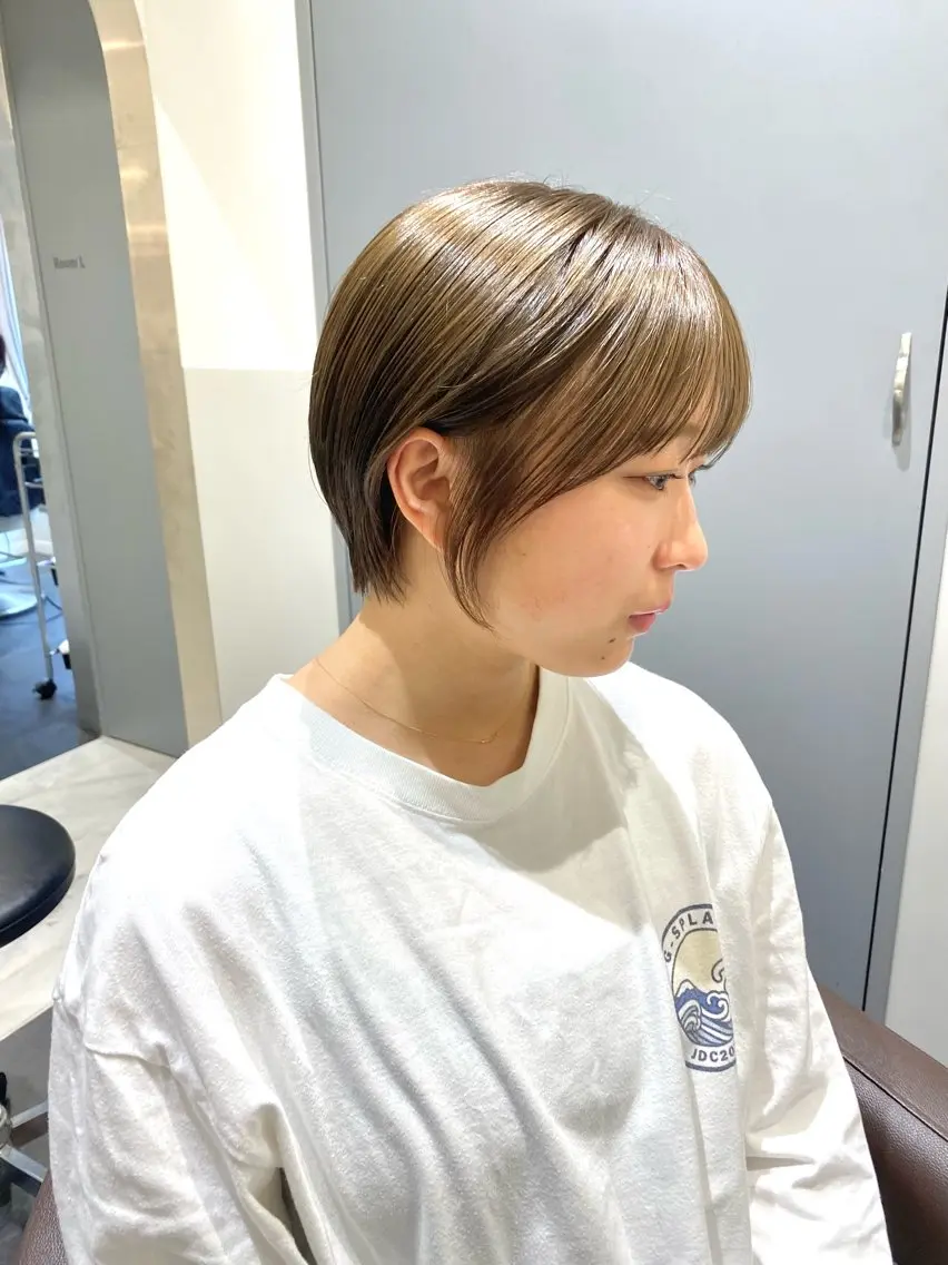 ショート カラー カット ヘアカラー トリートメント 🟩白髪ぼかし ショート/大司のヘアスタイル