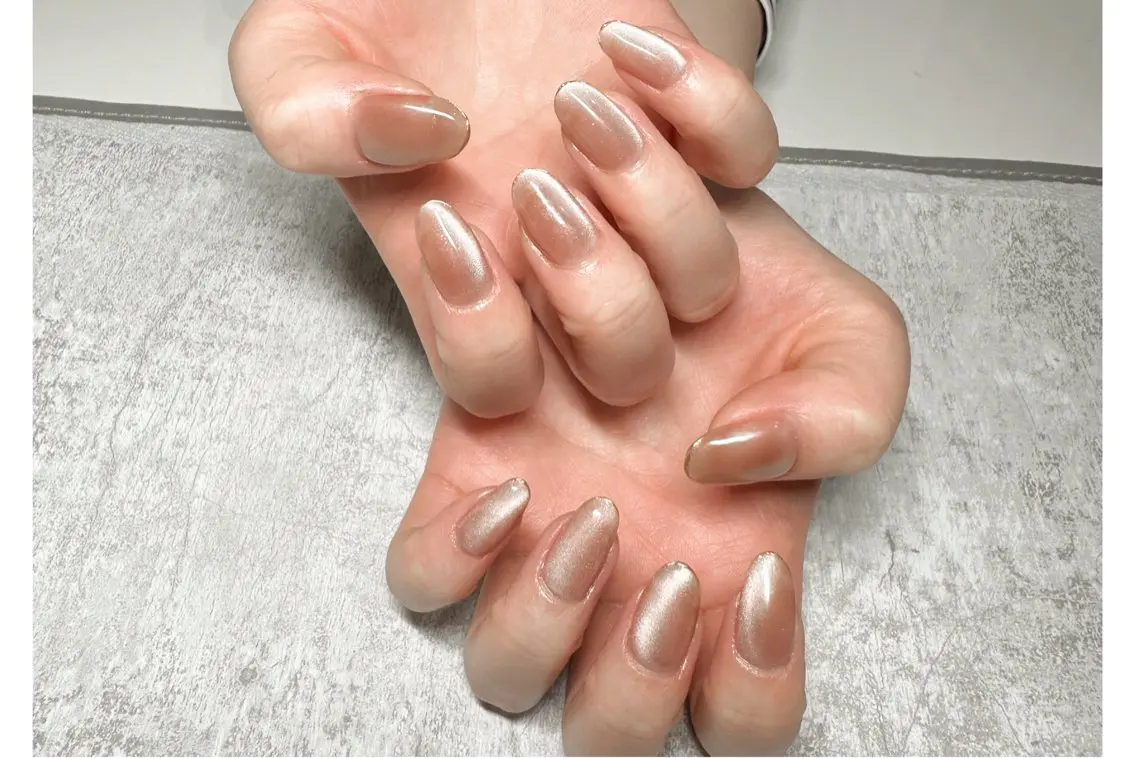 【Jrネイリスト】マグネット・フラッシュプラン　¥3800   3週間以内オフ込みの写真