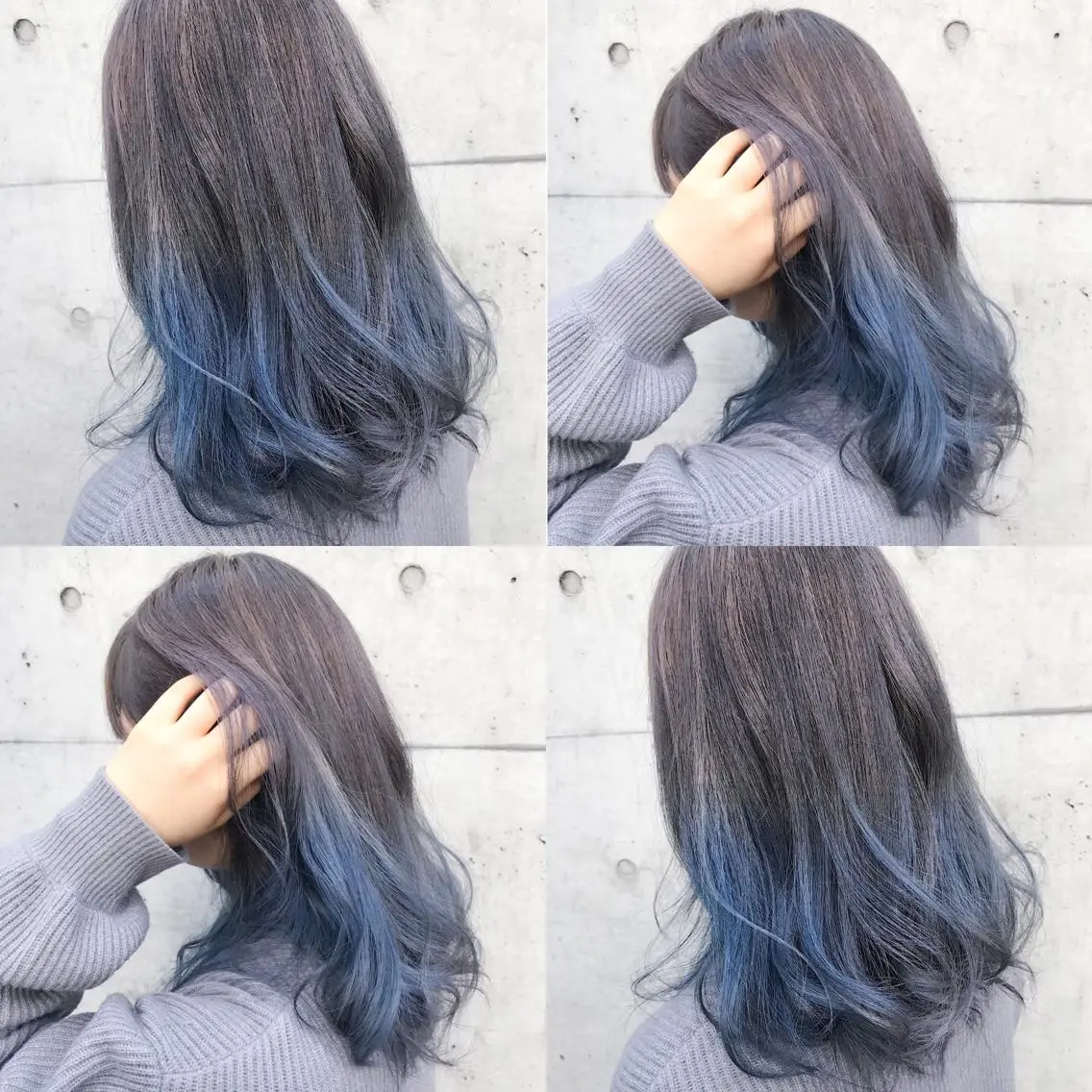 セミロング カラー ヘアアレンジ トリートメント TAKUMAブリーチ /切りっぱなし🪽のヘアスタイル