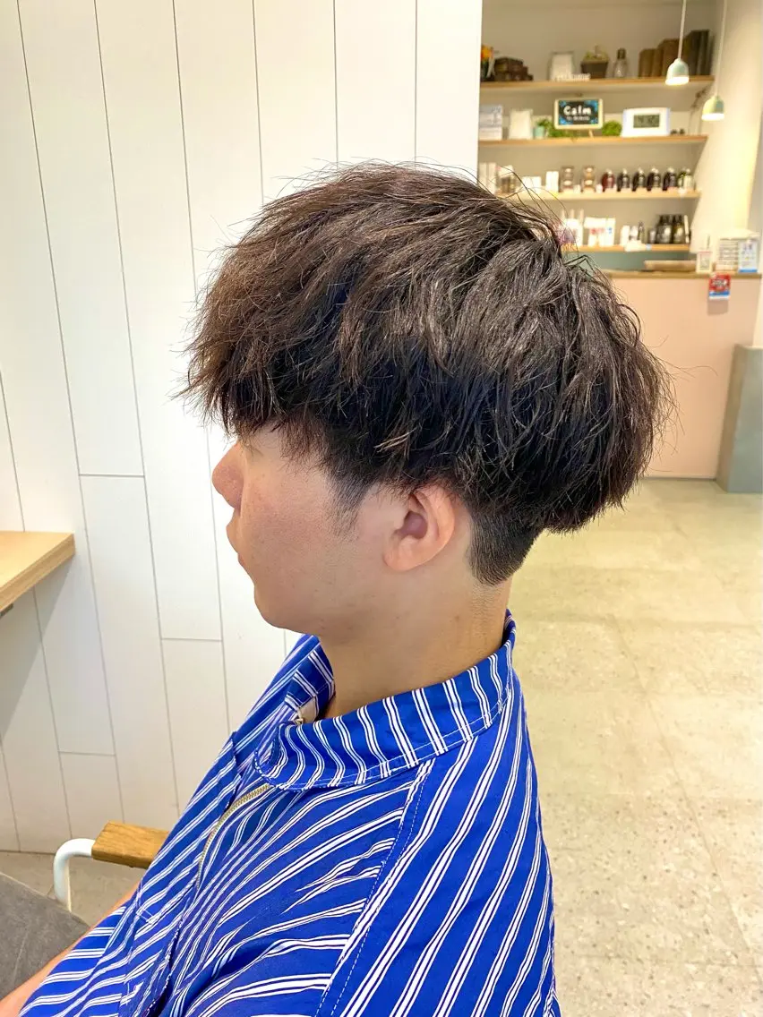 パーマ メンズ メンズパーマ・ カット モリヤ🌺のヘアスタイル
