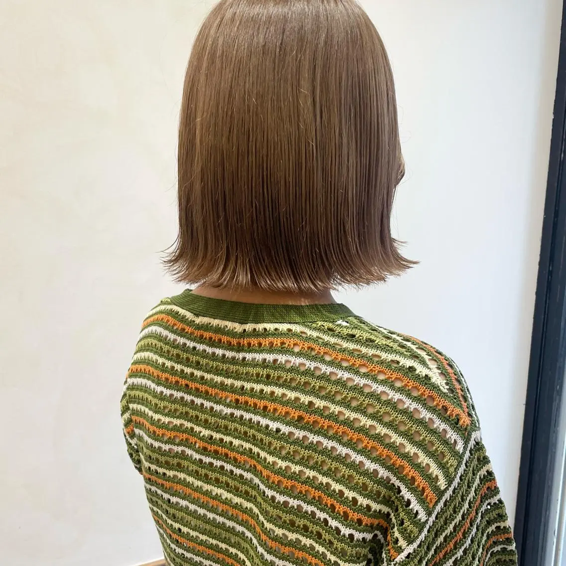 ミディアム カラー ベージュカラー ミルクティーベージュ カット ヘアカラー ⌇ROMEO京橋店⌇ 鎌谷明星🪷のヘアスタイル
