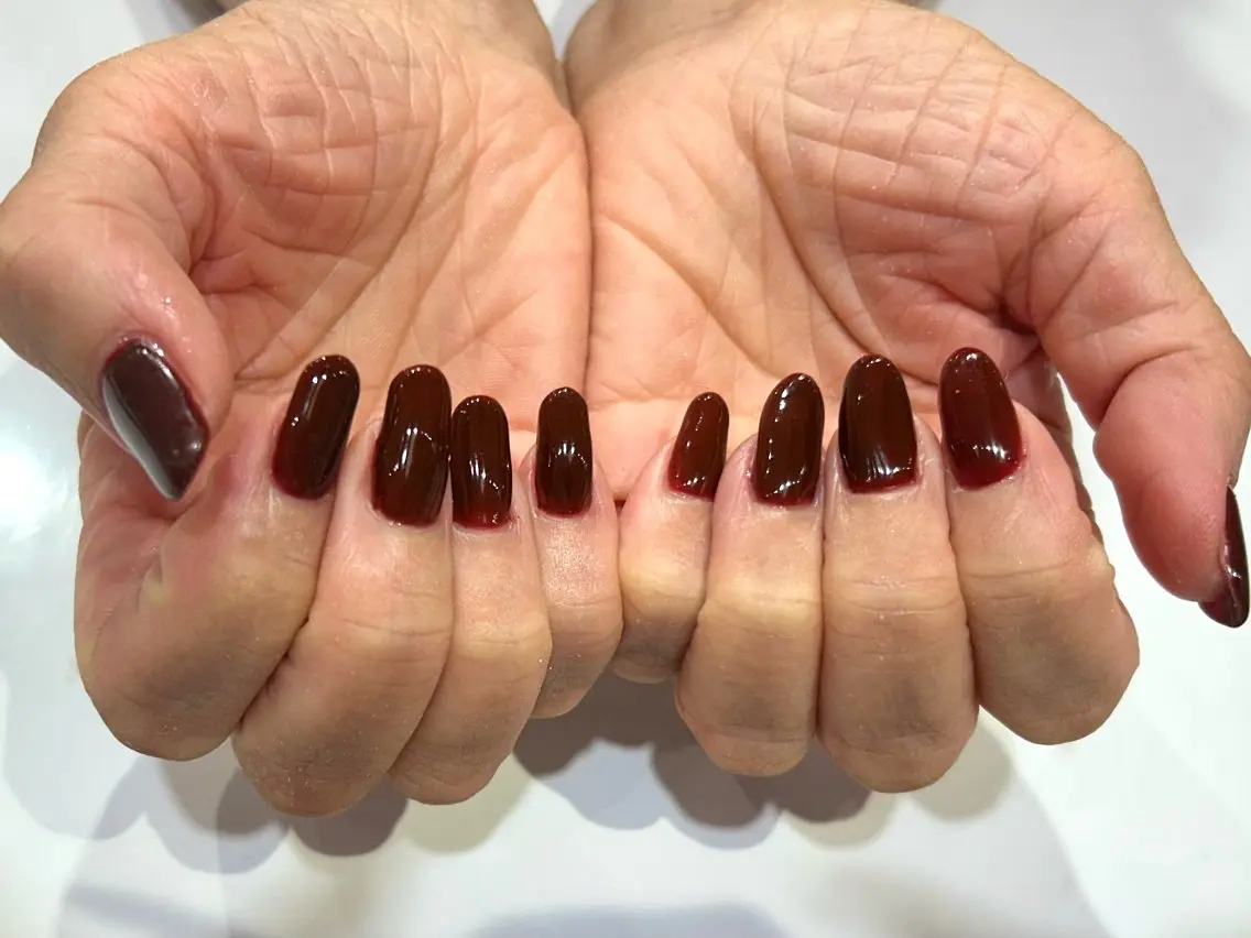 ネイル ワンカラーネイル SHELLNAIL NOAのネイルデザイン