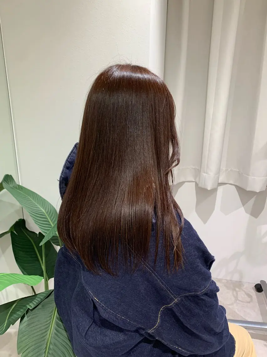 ロング カラー ブラウンカラー 渡邉 彩愛のヘアスタイル