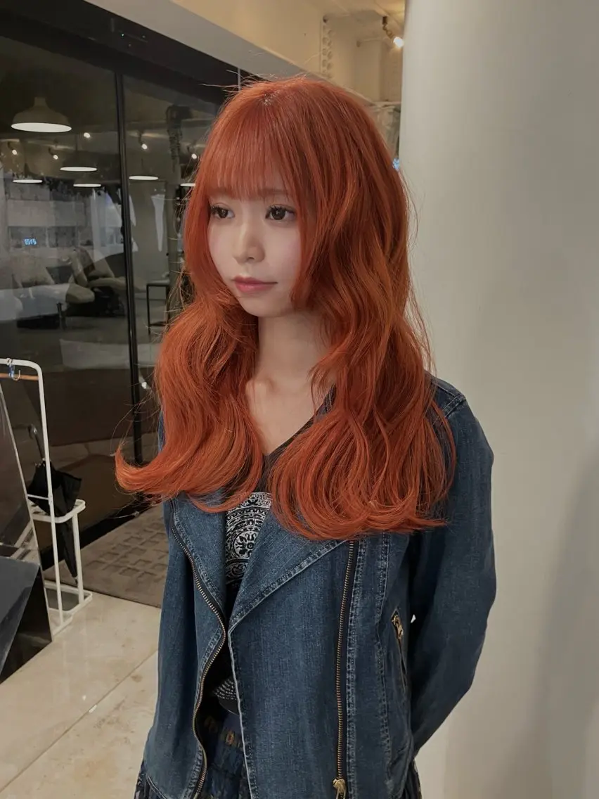 ロング カット ヘアカラー トリートメント Hanaka🪷 ニュアンス×レイヤーのヘアスタイル