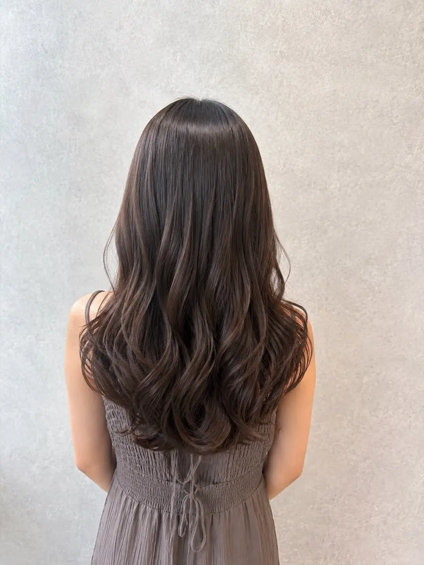 ロング カラー カット ヘアカラー トリートメント 【𝐀𝐬𝐡大森】 石崎竜祐のヘアスタイル
