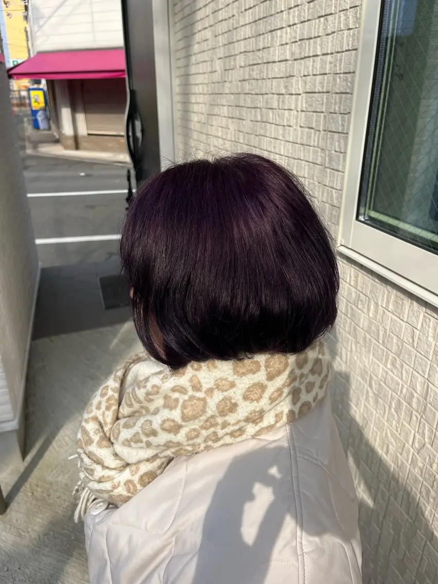 ミディアム カラー 平野区カット募集中 北羅　千笑実🫧🌿のヘアスタイル