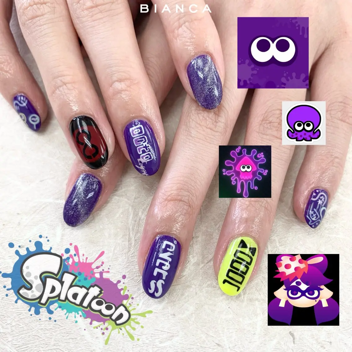 ネイル フラッシュネイル フレンチネイル ジェルネイル グラデーション マグネットネイル Bianca大宮 Nail*森澤のネイルデザイン