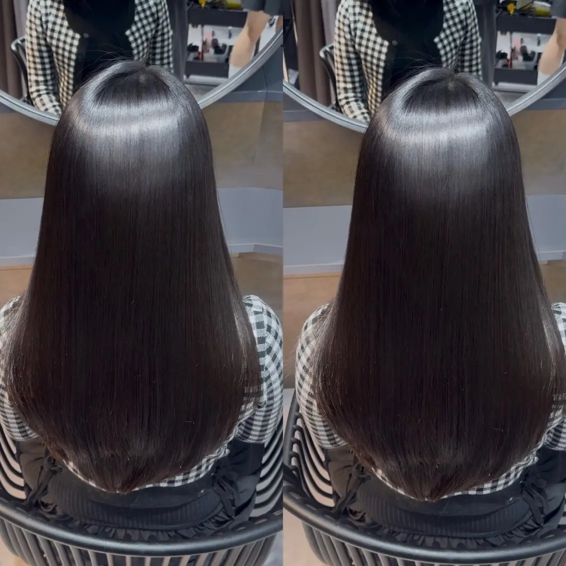 ミディアム カラー カット ヘアカラー 縮毛矯正 トリートメント 髪質改善/美髪矯正 艶髪/Takutoのヘアスタイル