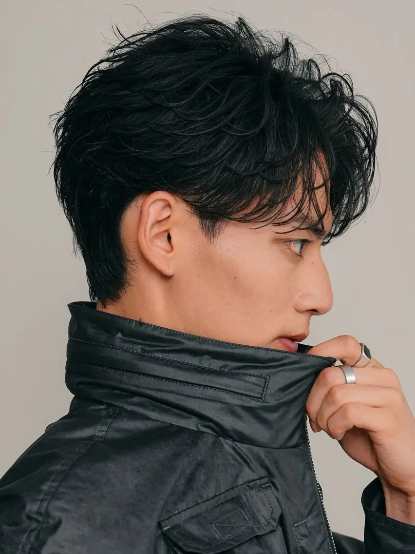 【🪶デビュー前限定🪶】メンズカット＋フェザーパーマ＋3stepトリートメントの写真