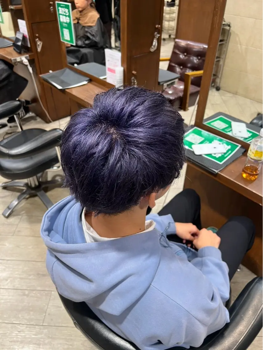 メンズ ヘアカラー LUPI 🎀橋本花音🎀のヘアスタイル