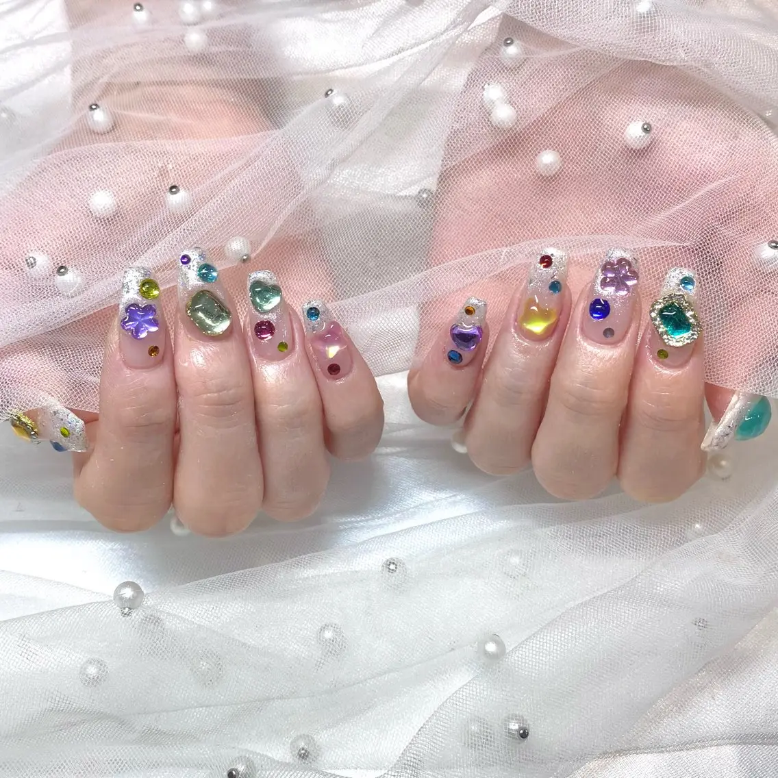 ネイル ハンドネイル Yveil 心斎橋店 hirokoのネイルデザイン