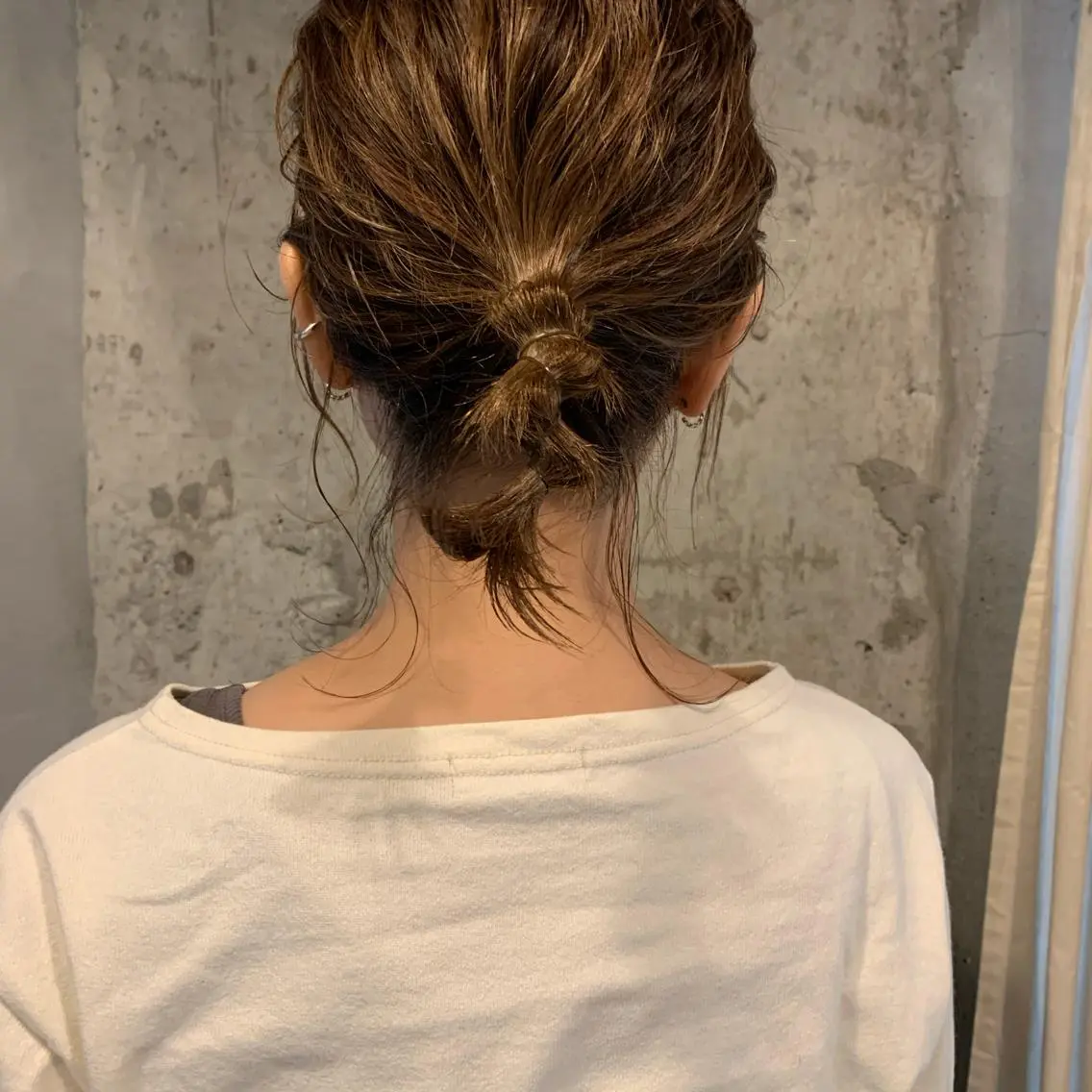 ミディアム ヘアアレンジ 西山 紗耶香🪽 透明感カラー/ボブのヘアスタイル