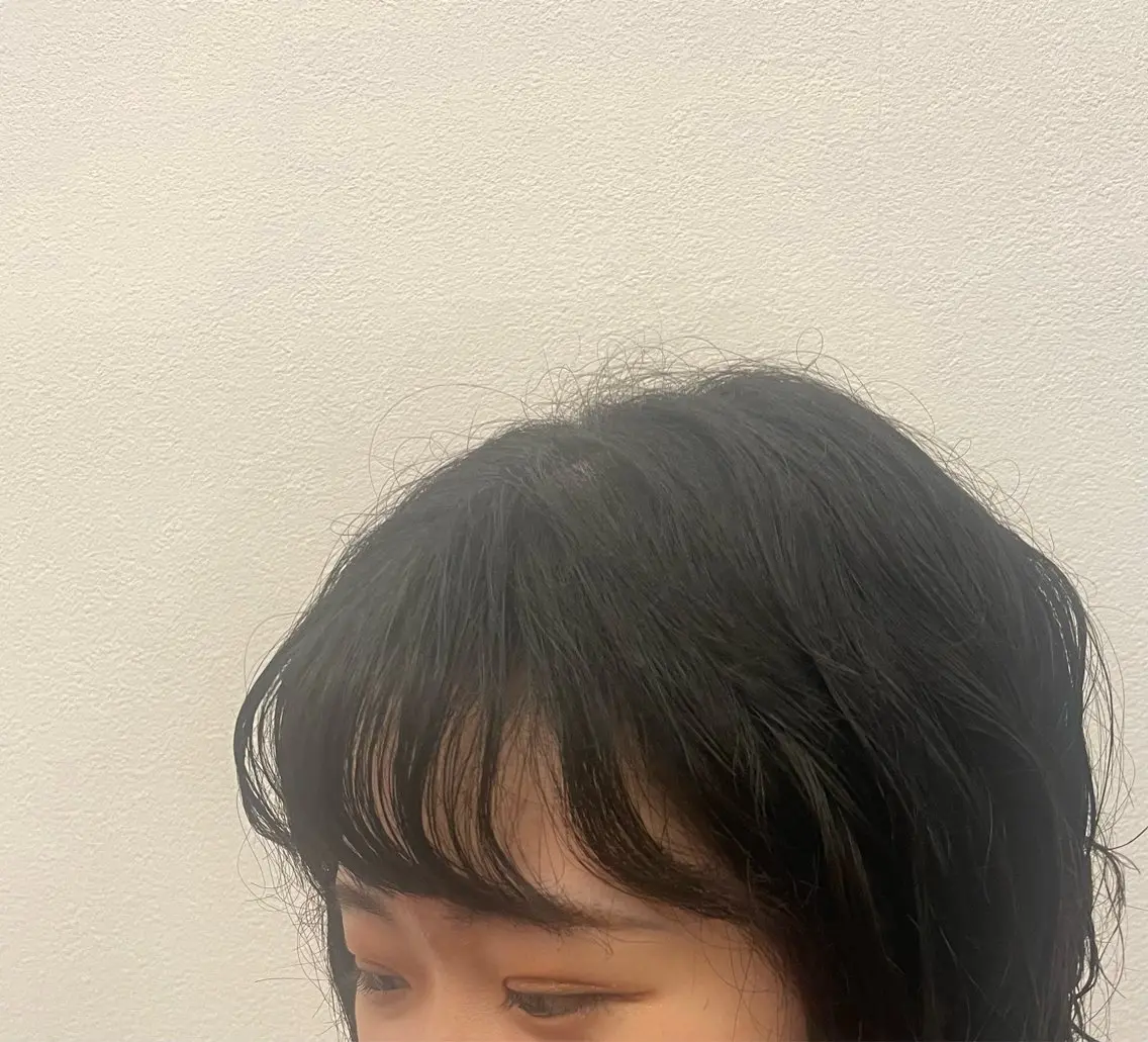 ショート パーマ 梨子🐣艶カラー🌈 ダメージレス💖のヘアスタイル