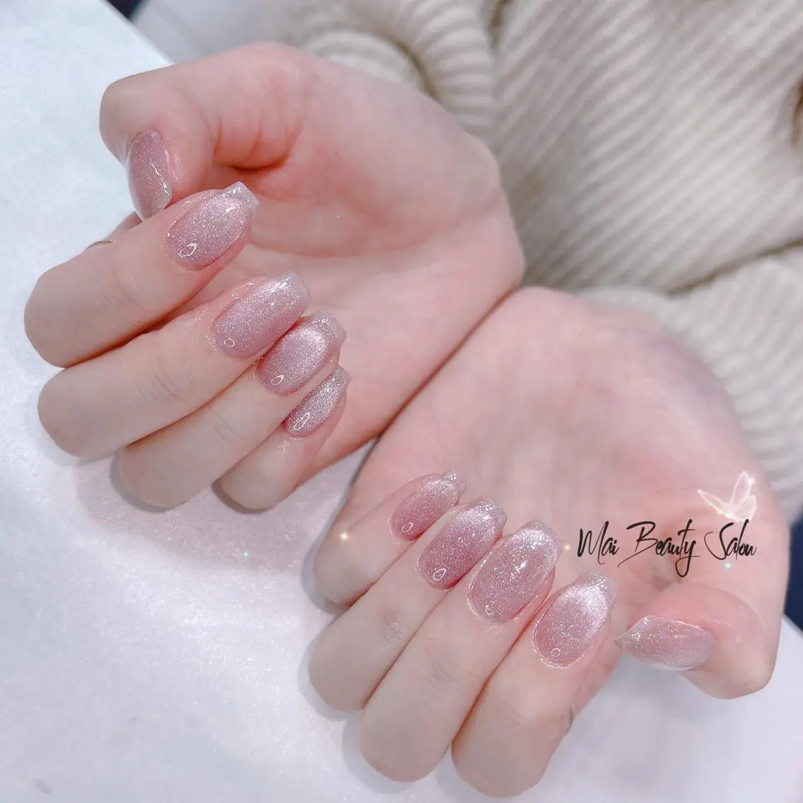 ネイル フットネイル ジェルネイル マグネットネイル パラジェル ワンホンネイル MaiBeauty Niのネイルデザイン
