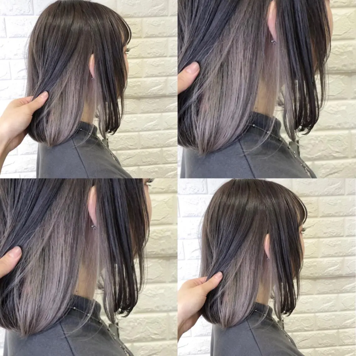 ミディアム ウルフカット ハッシュカット/七海のヘアスタイル