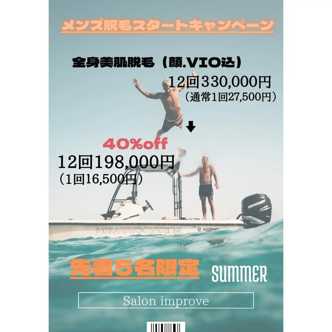 メンズ Salon Improveのネイルデザイン