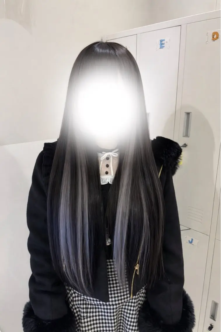 ロング カラー カット ヘアカラー トリートメント エクステ 髪質改善 艶髪矯正 エクステ かいり✂️のヘアスタイル
