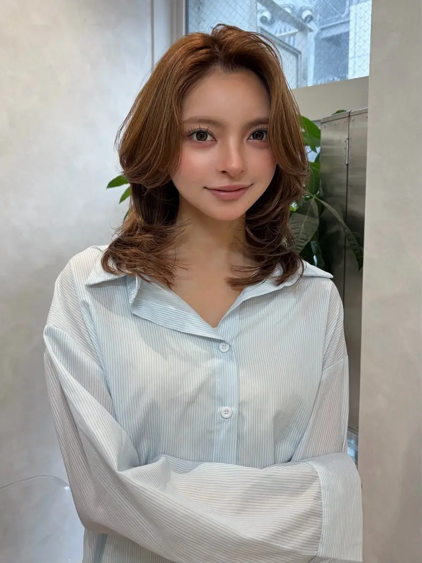 ミディアム ヘアカラー sera 🎀ボブカットのヘアスタイル